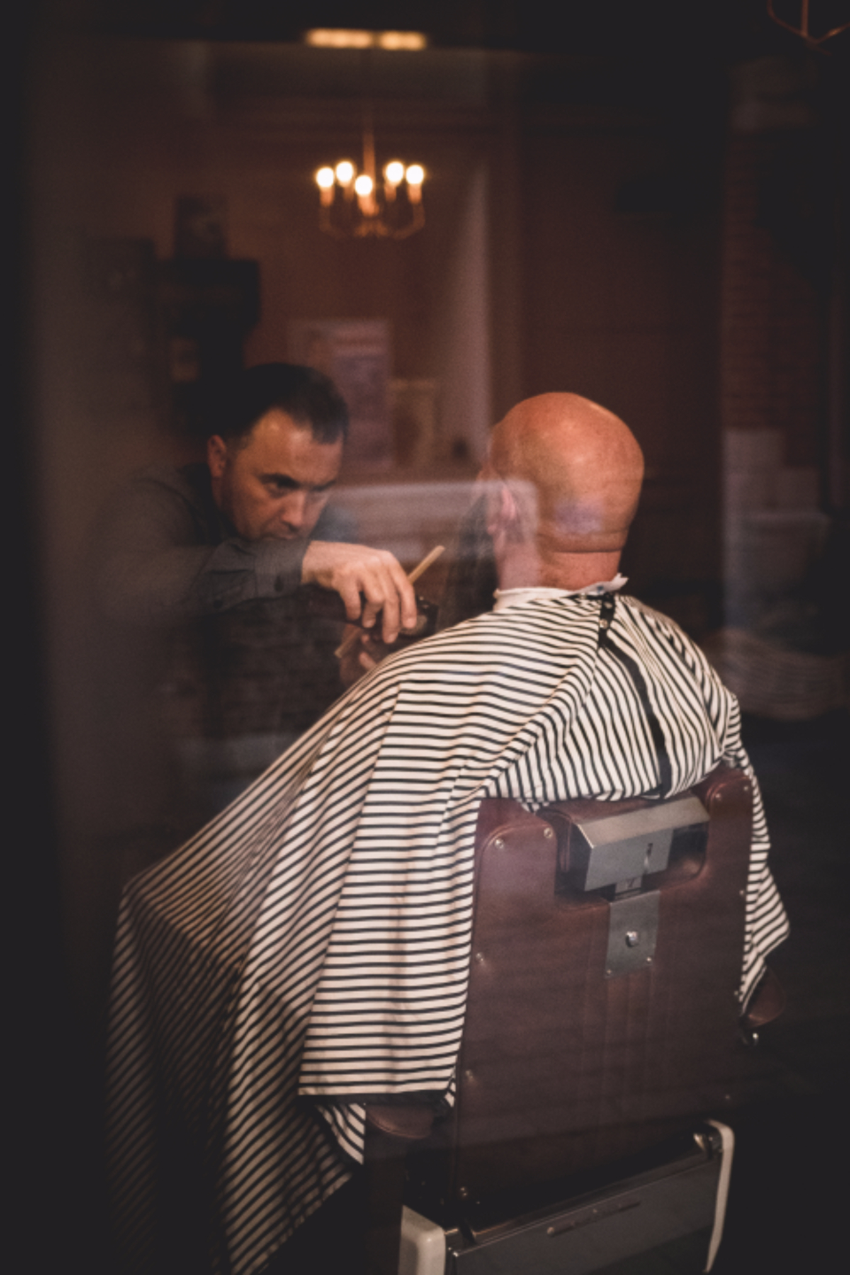 Barber Window (stock photo)